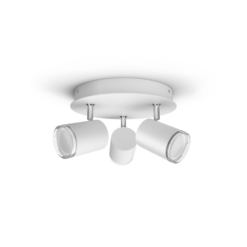 Alternative view of Philips HUE Adore Bathroom round tripple spotlight