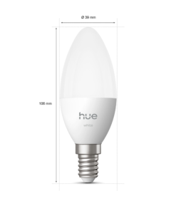 Philips HUE bulb E14 11 B39 Candle – E14 LED smart bulb 03