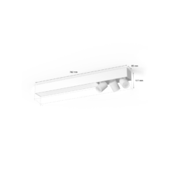 Centris 3 spot ceiling light 02