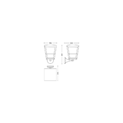 Philips HUE Econic 10 Econic Outdoor Wall Light 09