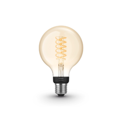 Alternative view of Philips HUE Single bulb Filament G93 E27