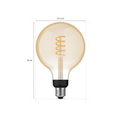 Philips HUE Single bulb Filament A60-ST64-ST72-G93-G125 41 Filament Globe 07 1