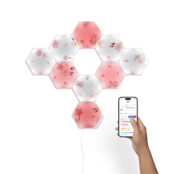 Alternative view of Nanoleaf Limited Edition Cherry Blossom Hexagons – 9 miếng