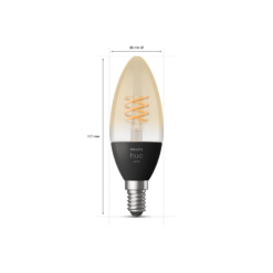 Philips HUE Single bulb Filament E14 03
