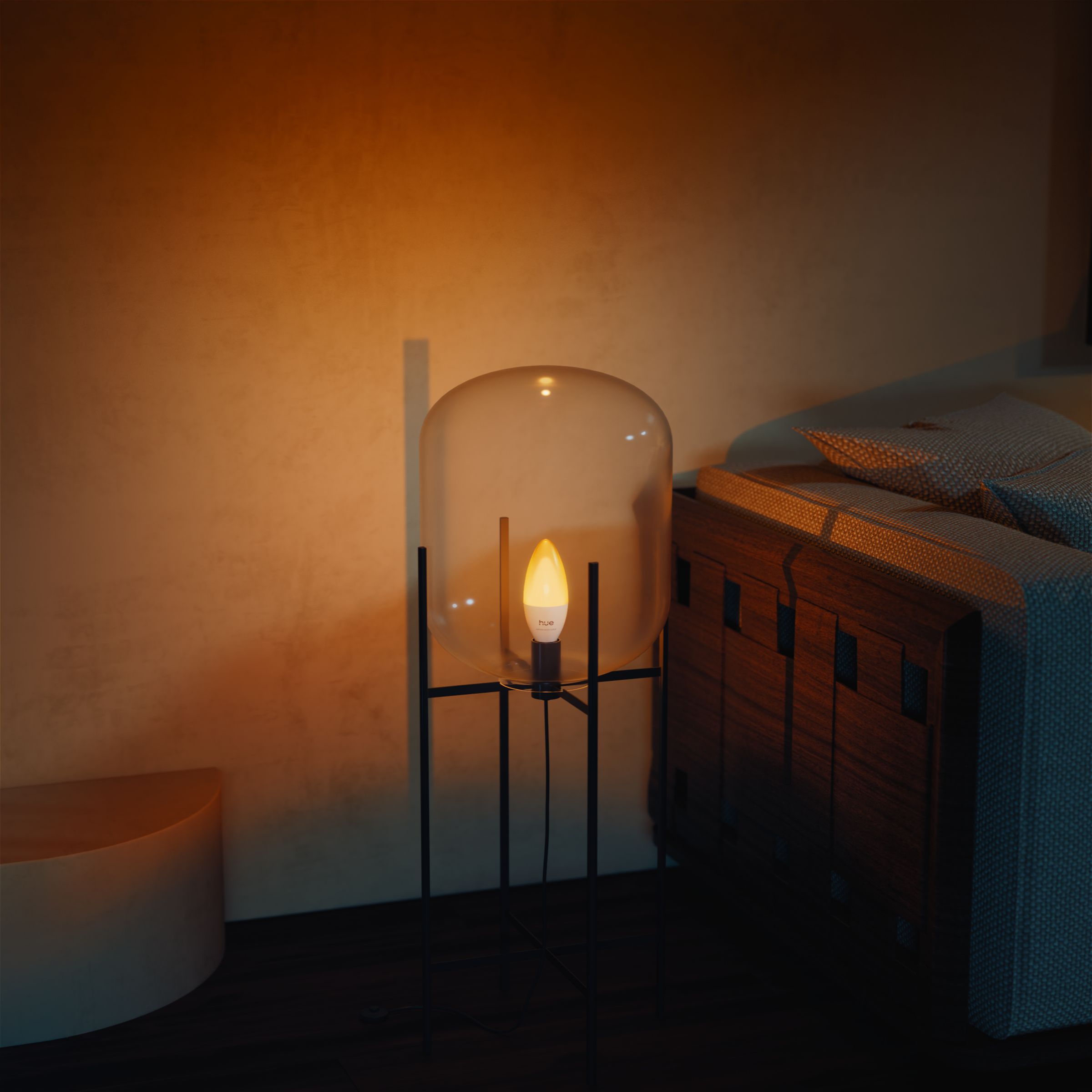 Philips HUE bulb E14 21 Philips Hue Candle Bulb Warm Close 1x1 PUP