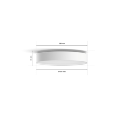 Philips Hue Devere M ceiling light 03