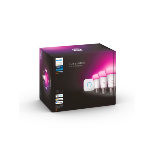 Philips Hue Starter kit 3 bulbs E27 1100lumen - Hình ảnh 5