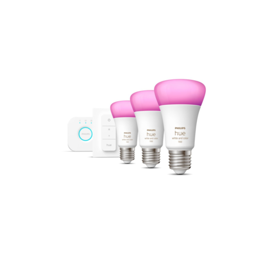 Philips Hue Starter kit 3 bulbs E27 1100lumen - Hình ảnh 3