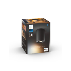Philips HUE Pillar single spotlight 14 Pillar black