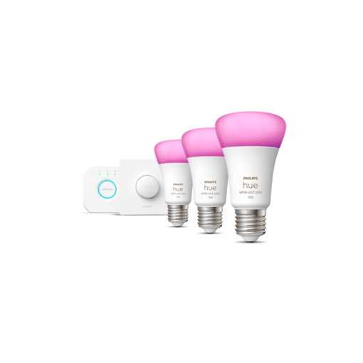 Philips Hue Starter kit 3 bulbs E27 1100lumen - Hình ảnh 2