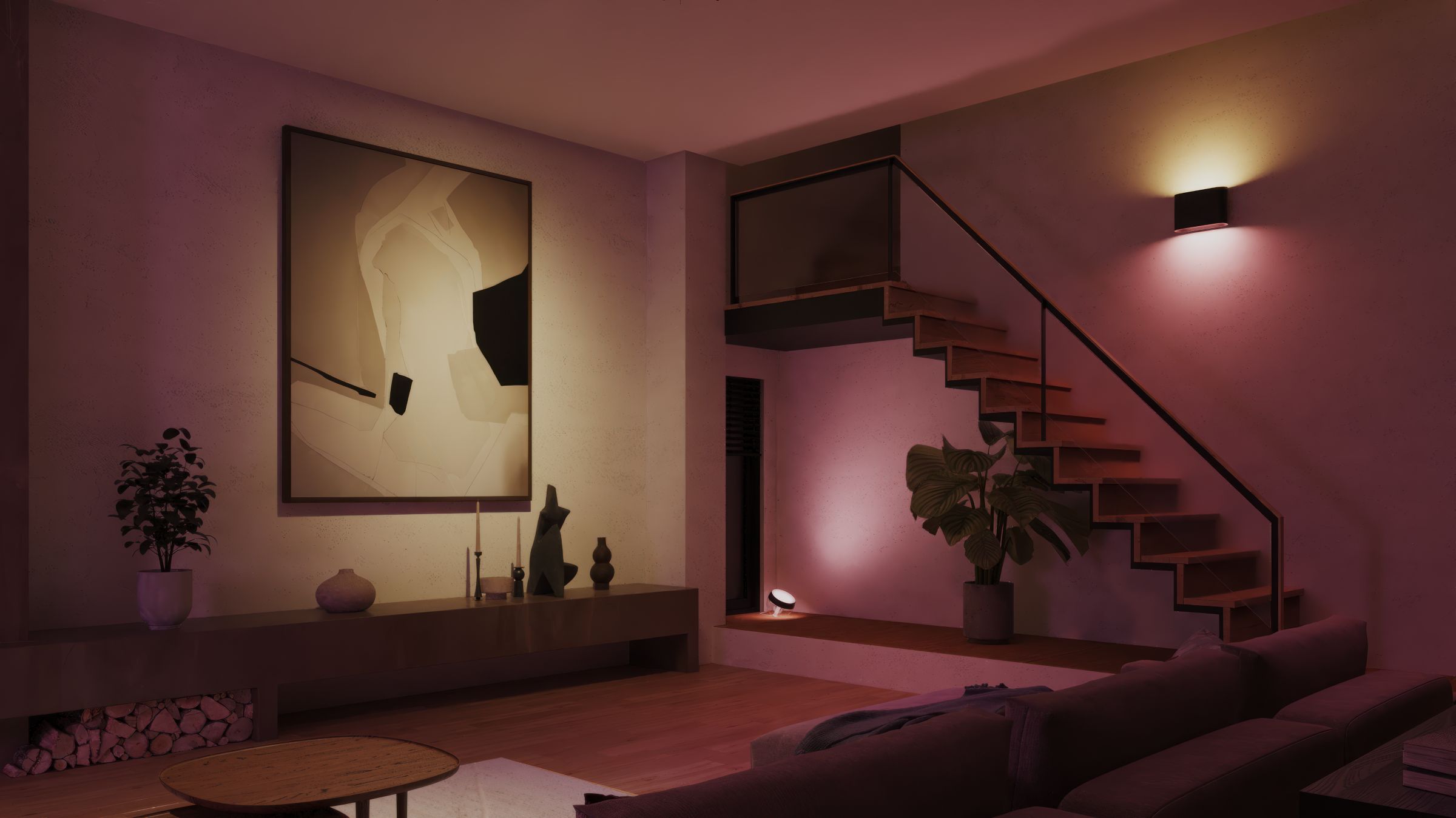 Philips Hue Dymera Wall Livingroom WA WCA Full color 16x9 1