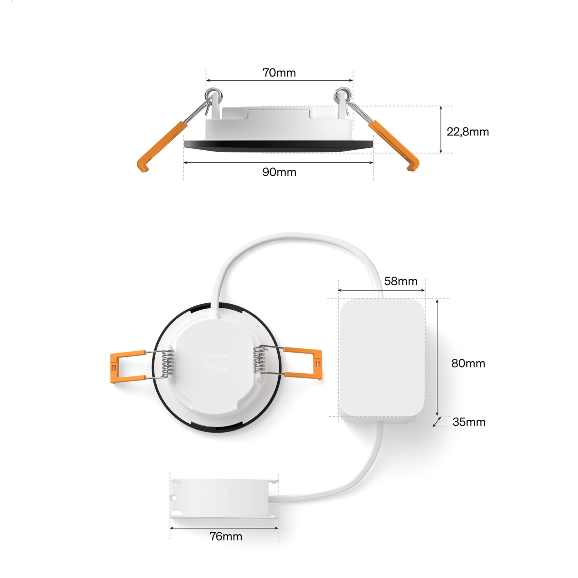 Philips HUE Slim 90mm 7 Philips HUE Slim 90mm - Ảnh 5