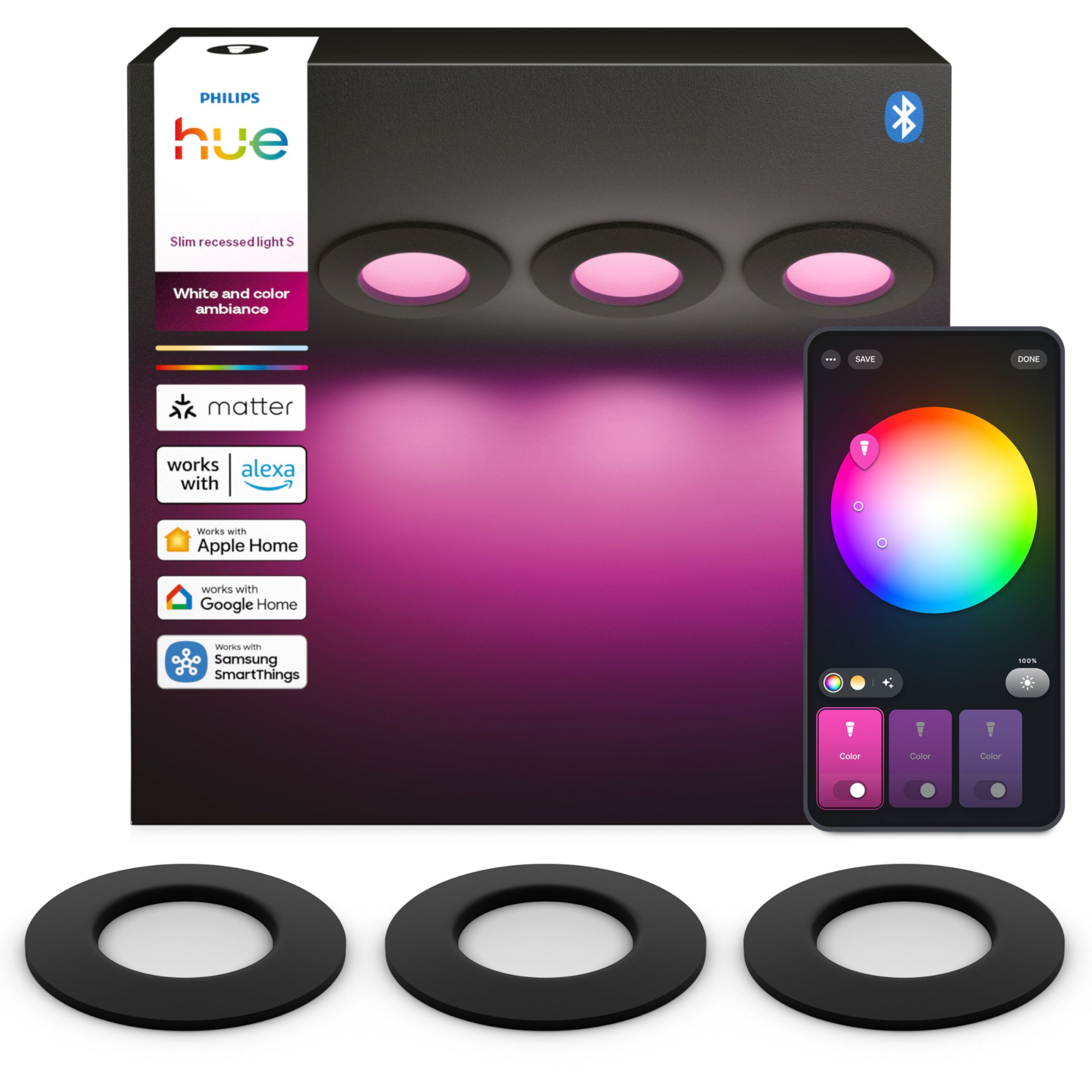 Philips HUE Slim 90mm 12 Philips HUE Slim 90mm - Ảnh 10