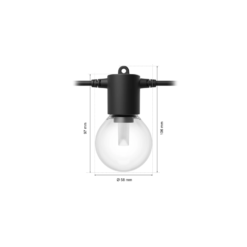 Philips HUE Festavia globe outdoor string lights 03