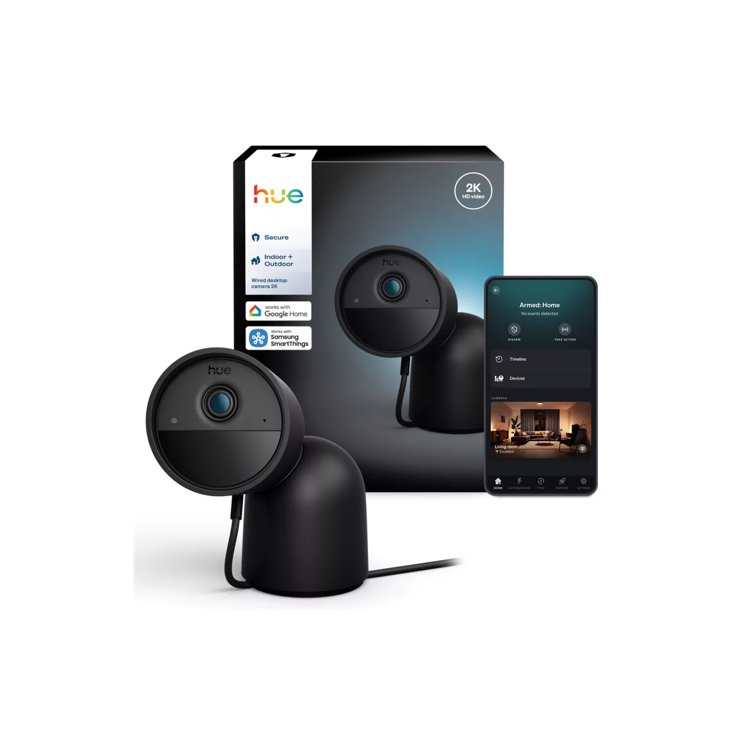 Philips HUE Secure 2K Desktop Camera 6 Philips HUE Secure 2K Desktop Camera - Ảnh 5