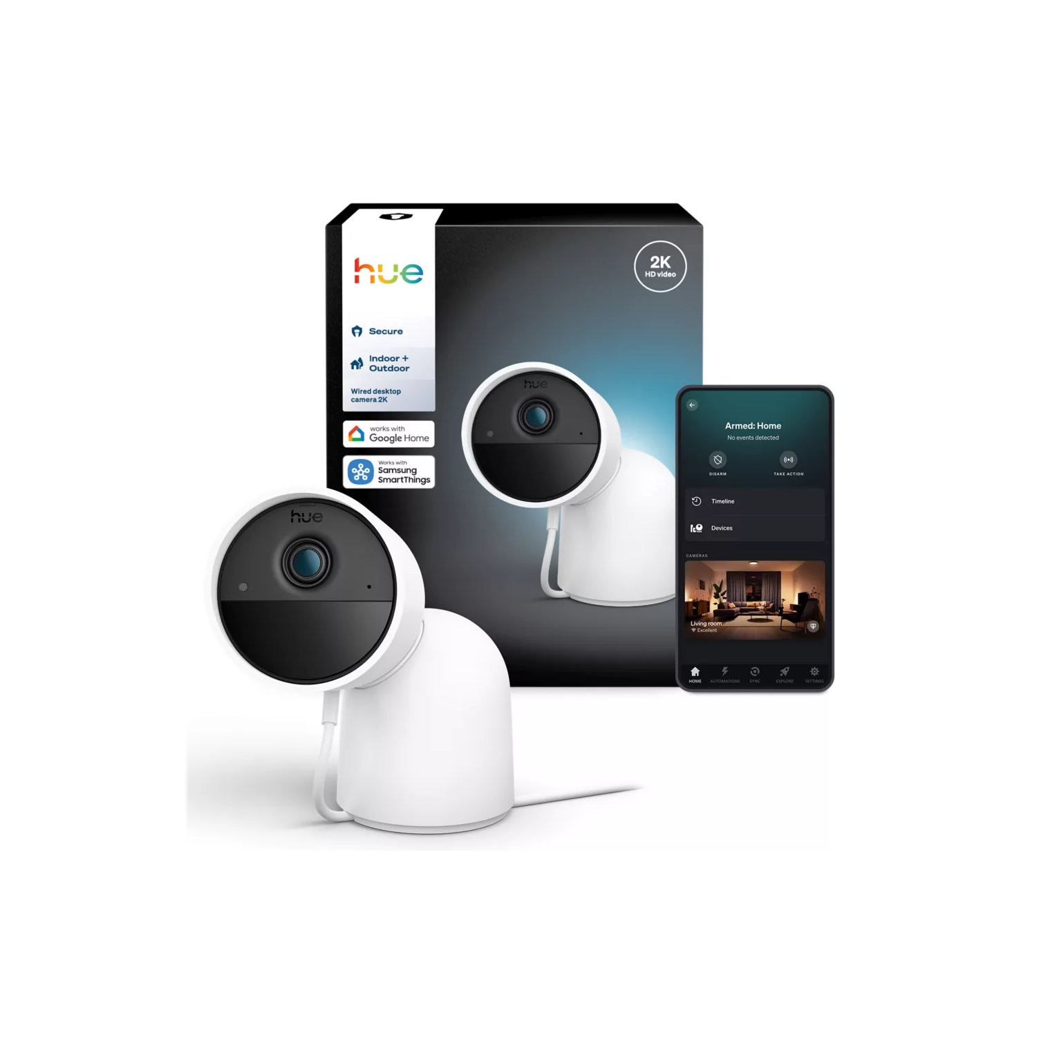 Philips HUE Secure 2K Desktop Camera 11 Philips HUE Secure 2K Desktop Camera - Ảnh 10