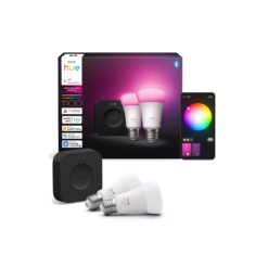 Philips Hue Starter kit 2 bulbs E27 1100lumen 12 Starter kit WAC E27 75w 1100lumen 03