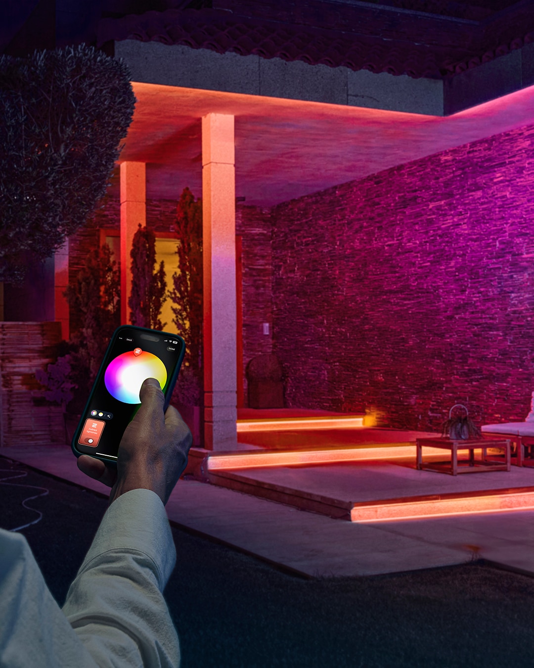 Philips HUE Flux outdoor 24 philips hue flux outdoor lightstrip 3