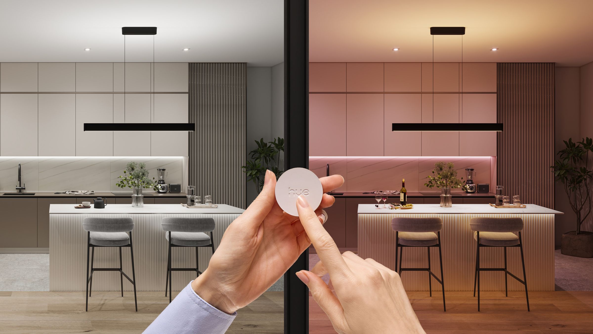 Philips Hue Smart button Kitchen color gen3 16x9 EU PDP