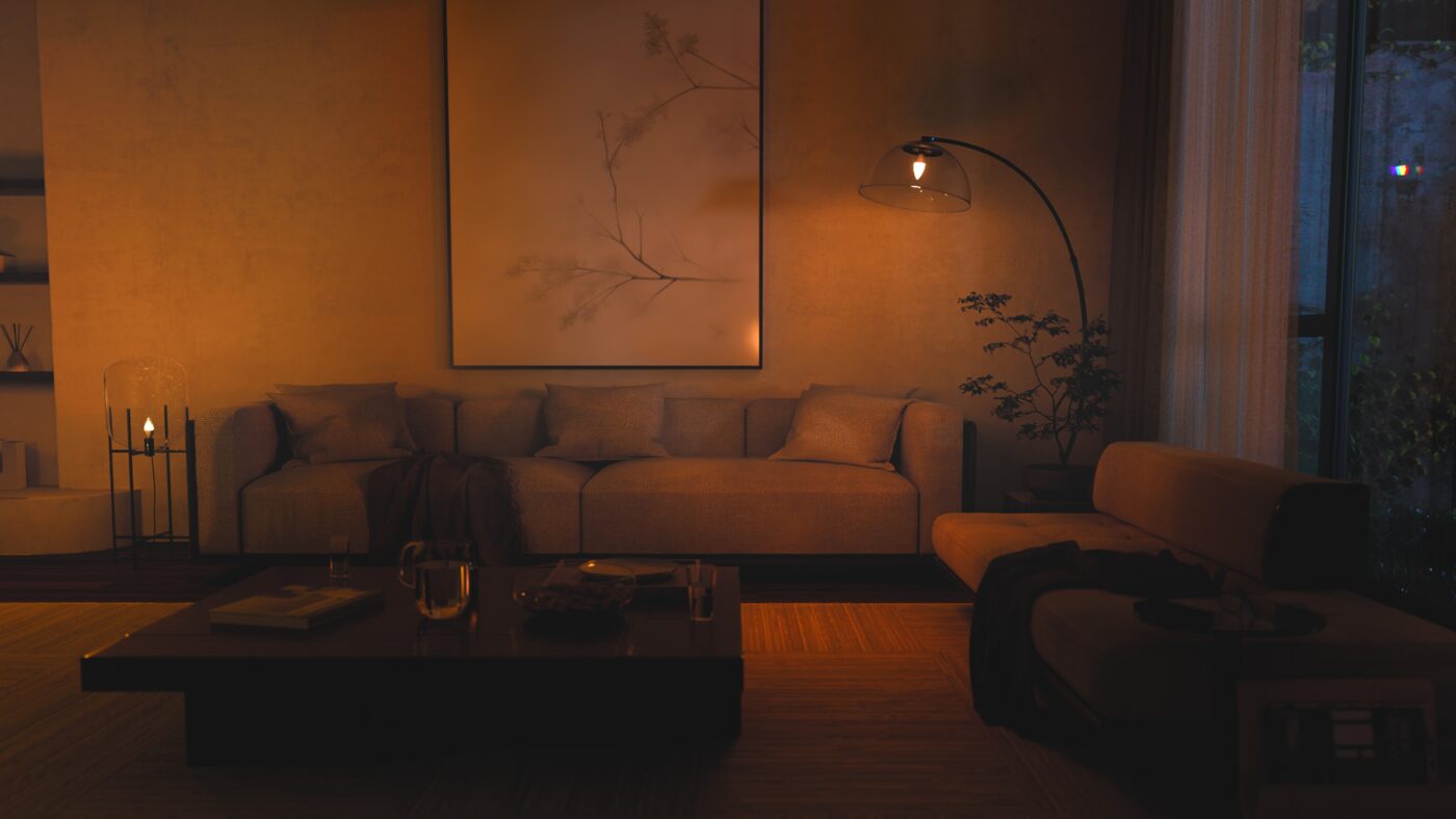20260616 philips hue candle bulb livingroom