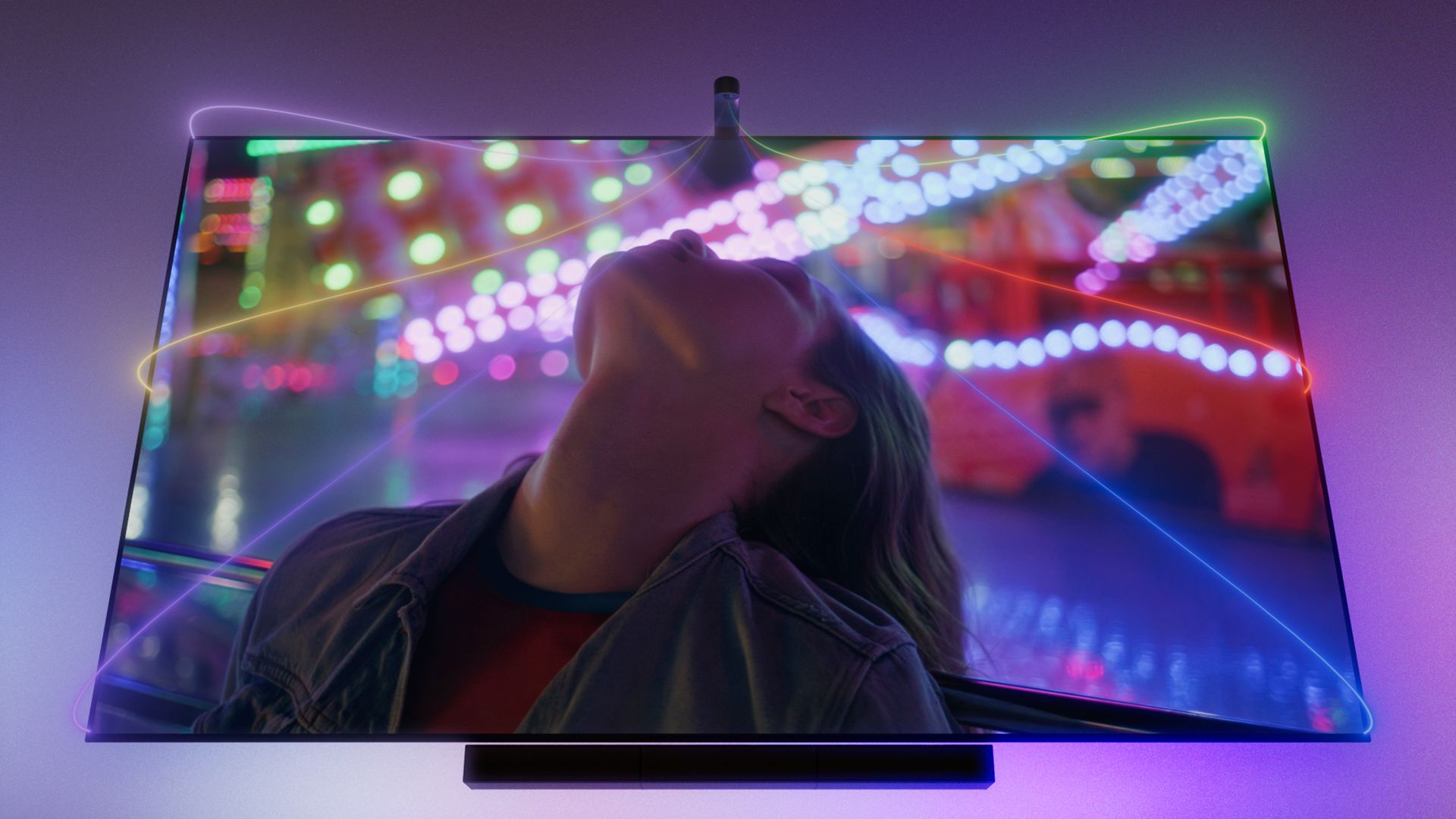 Philips HUE Play Screen Sync 16 HUE Play screen sync Focused Benefit 03 Fisheye Technology PUP 16x9 1