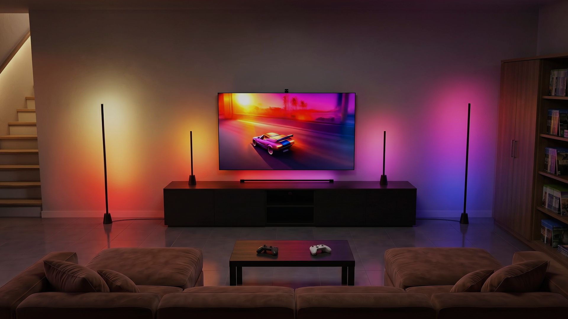 Philips HUE Play Screen Sync 18 HUE Play screen sync Room Environment Gaming Room PUP 16x9 1