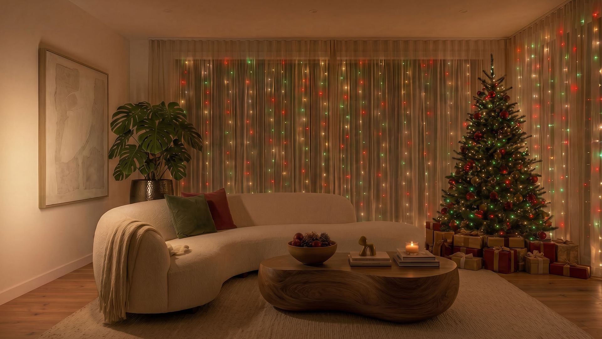 Philips HUE Festavia curtain lights 16 Hue Festavia Curtain 16x9 PUP 1