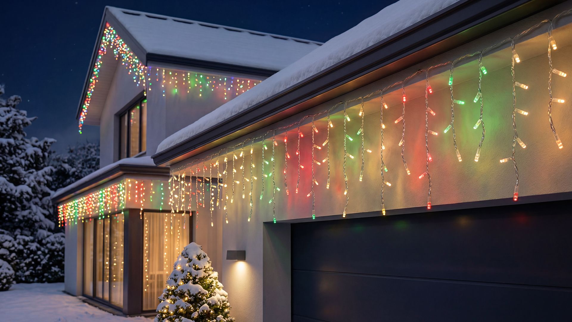 Philips HUE Festavia curtain lights 17 Hue Festavia Icicles 16x9 PUP 1