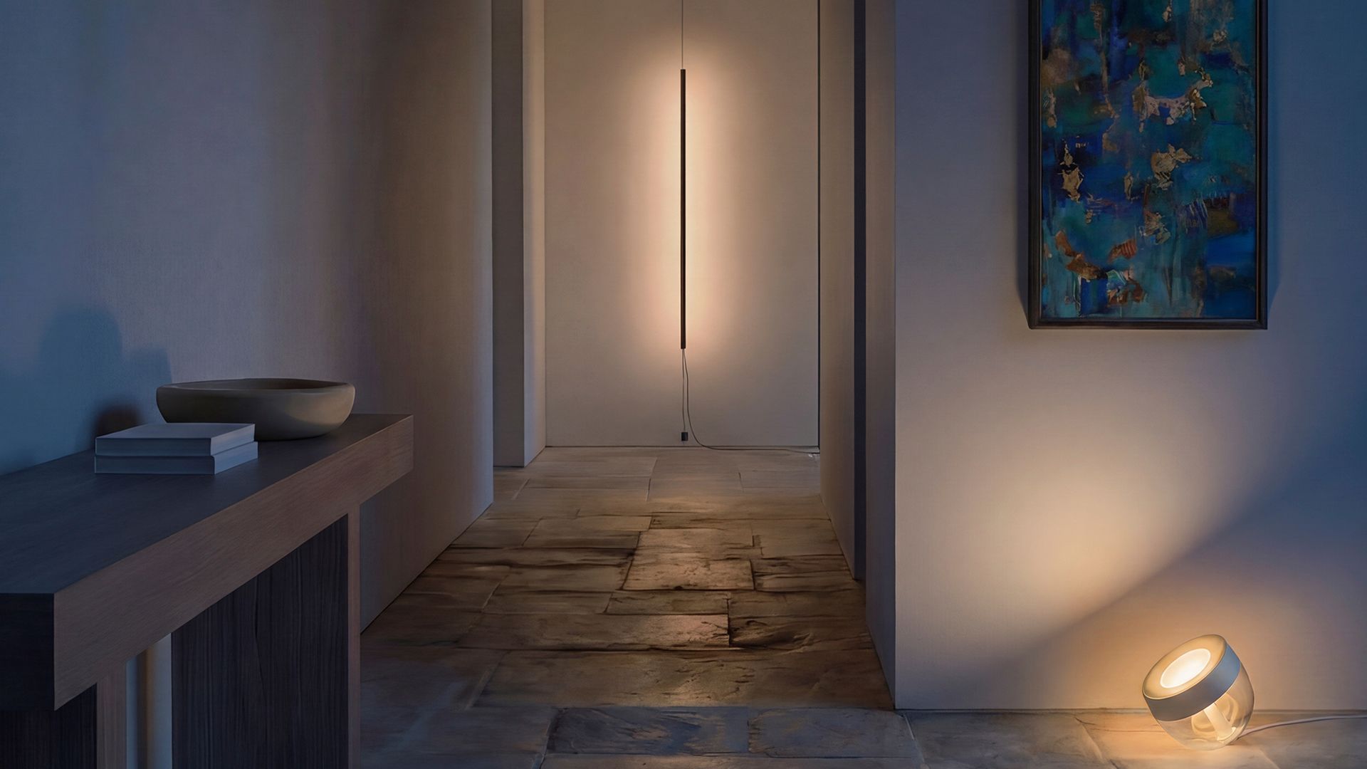 Philips HUE Signe gradient pendulum 12 Hue Signe Pendulum Image Lifestyle images 1 16x9 PUP 16