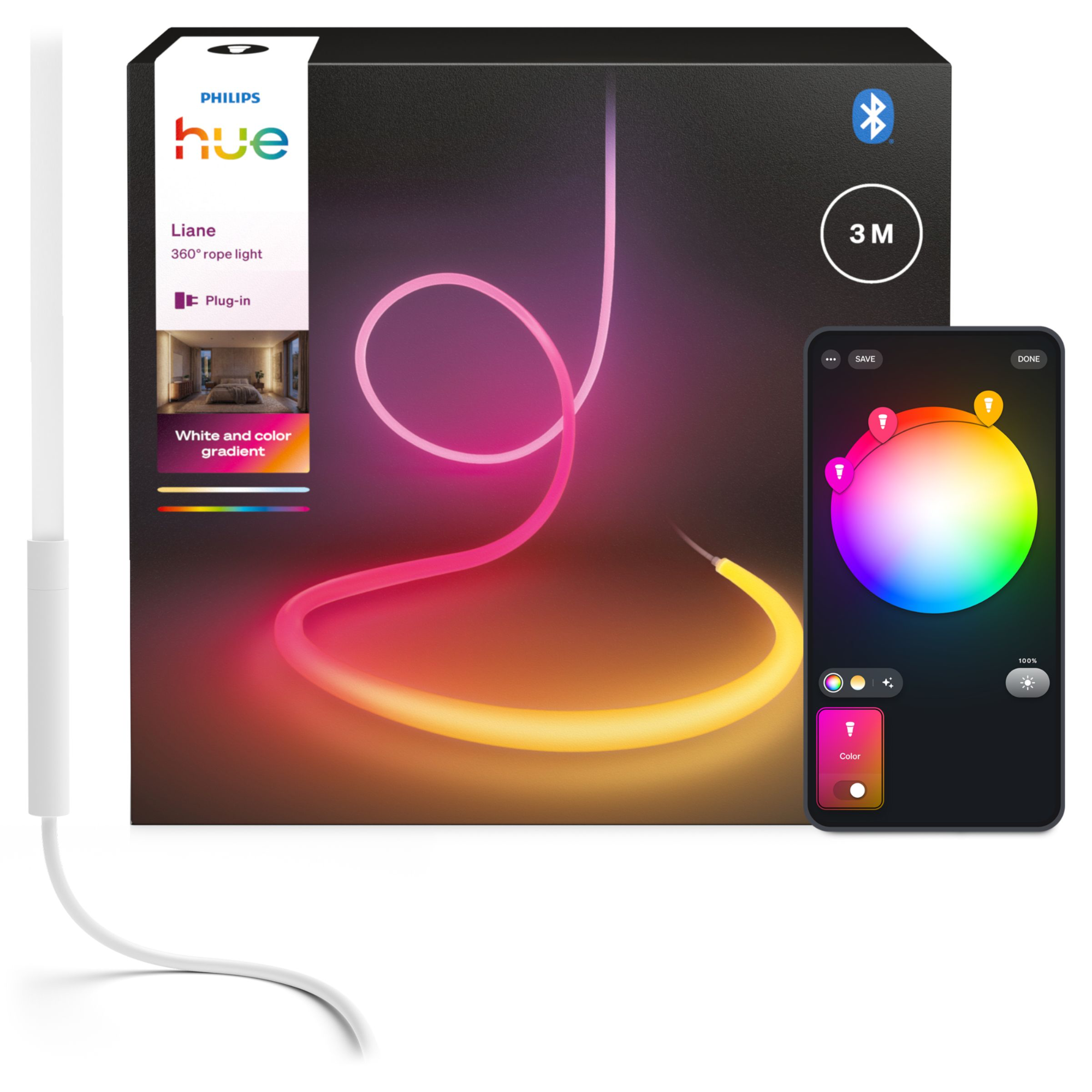 Philips Hue Liane 360° rope light 7 Philips Hue Liane 360° rope light - Ảnh 6