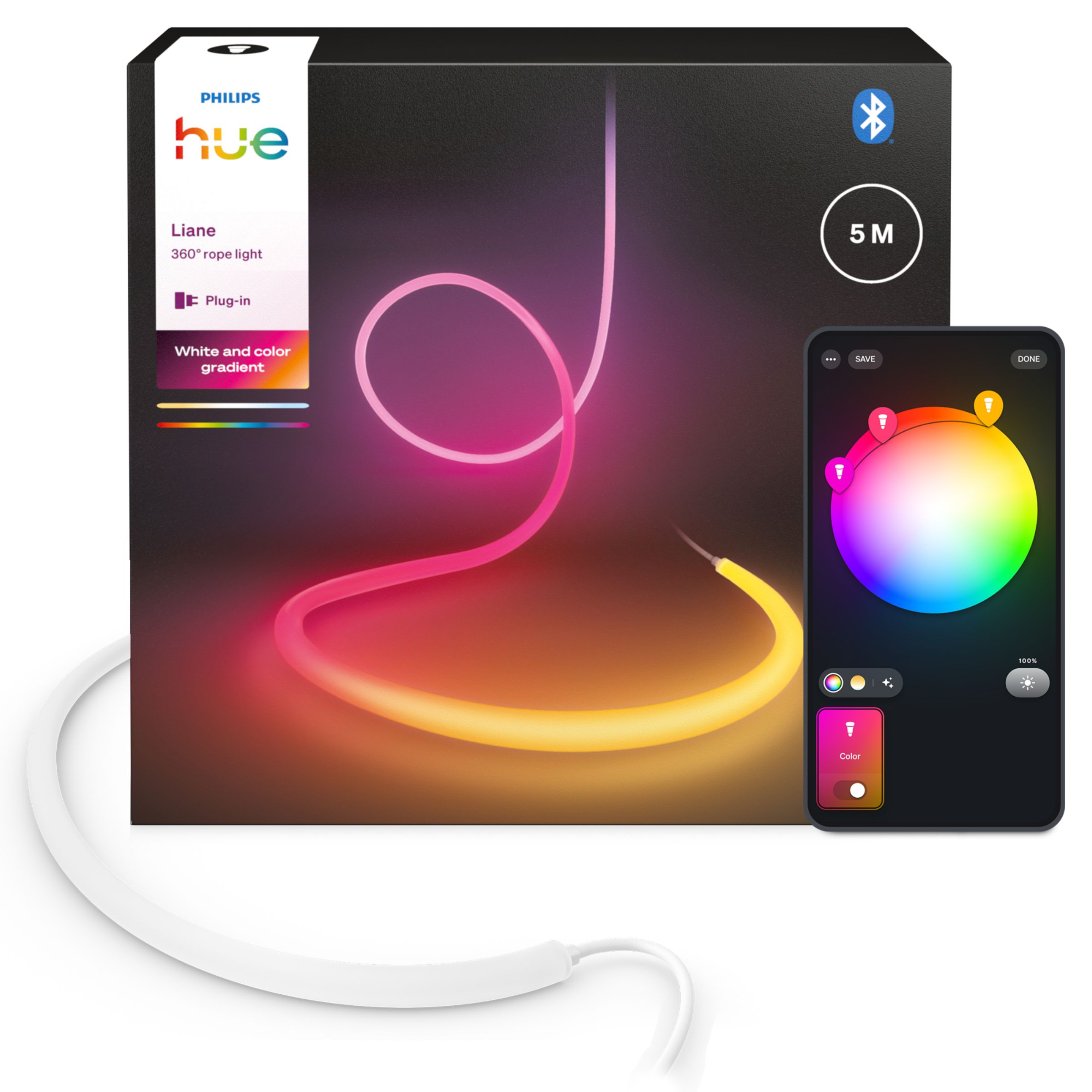 Philips Hue Liane 360° rope light 9 Philips Hue Liane 360° rope light - Ảnh 8